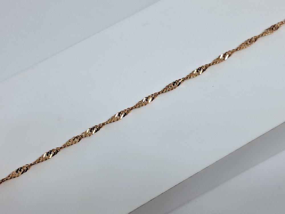 БРАСЛЕТ ПОЛНОВЕСНЫЙ Сингапур Au 375