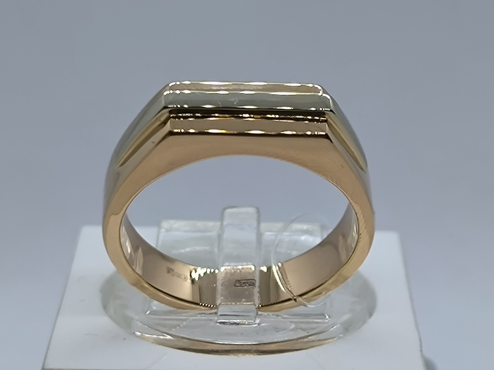 01-0041 КОЛЬЦО ПЕЧАТКА без камня (Au 585)