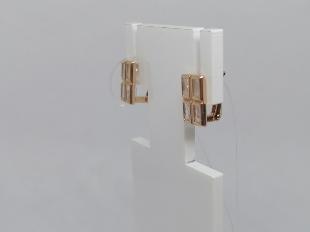 04-62-0152-01 СЕРЬГИ С КАМНЯМИ (Au 585)