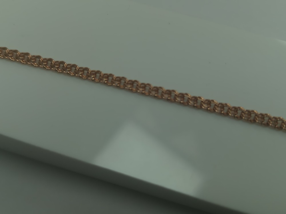 БРАСЛЕТ ПУСТОТЕЛЫЙ Бисмарк Au 585