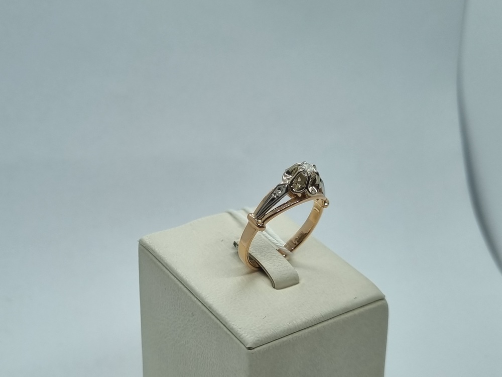 КОЛЬЦО БРИЛЛИАНТ Au 585