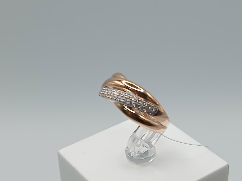 КОЛЬЦО С КАМНЯМИ (Au 585)