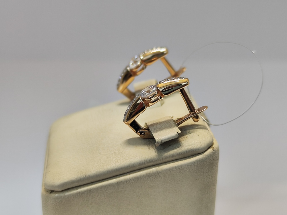 СЕРЬГИ С КАМНЯМИ (Au 585)