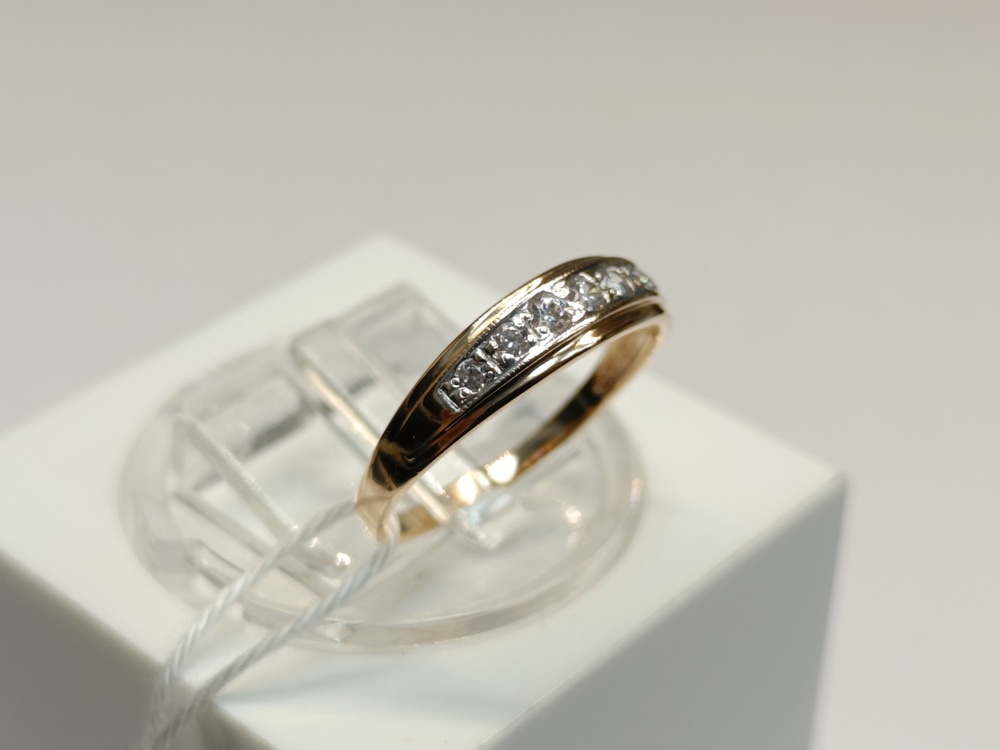 КОЛКМИ585 КОЛЬЦО С КАМНЯМИ (Au 585)