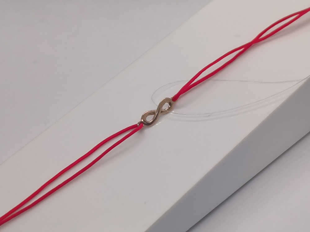 БРАСЛЕТ КРАСНАЯ НИТЬ (Au 585)
