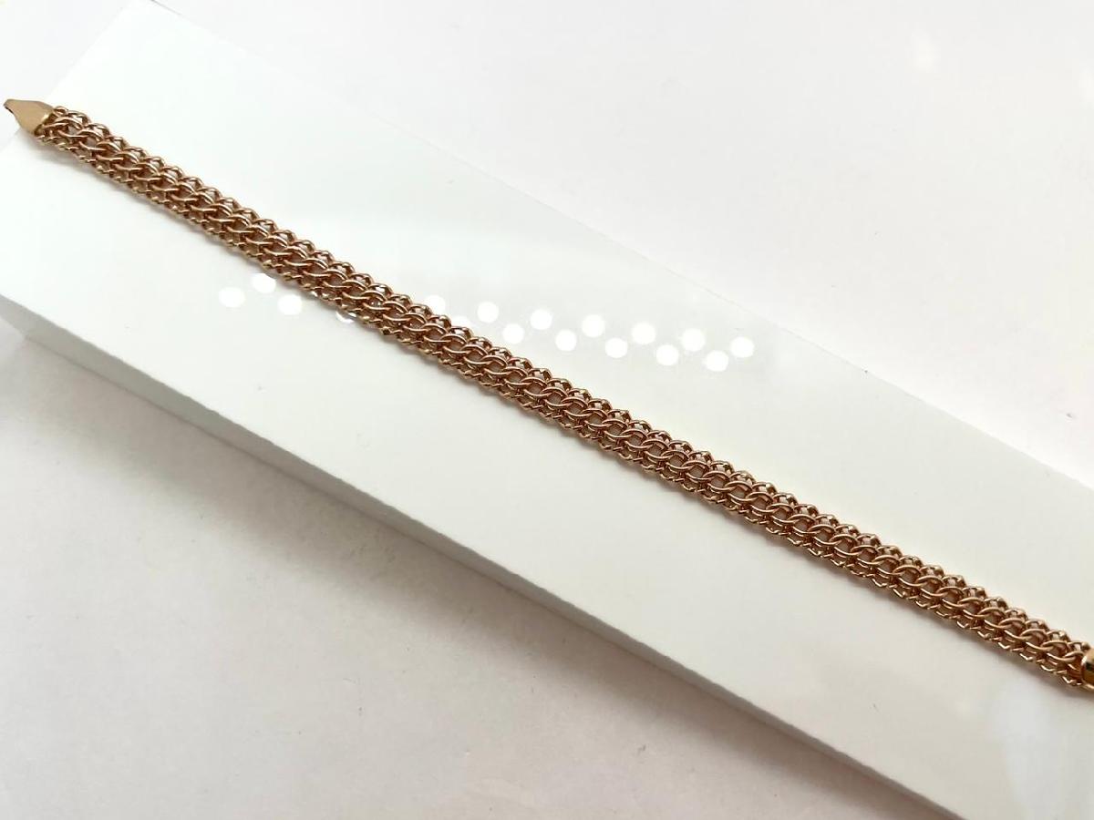 БРАСЛЕТ ПУСТОТЕЛЫЙ Итальянка (Au 585)