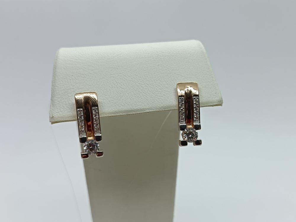 СЕРЬГИ С КАМНЯМИ (Au 585)