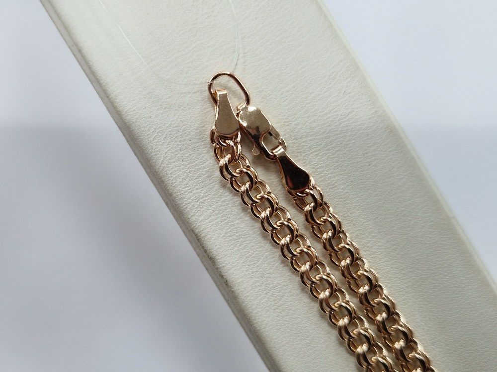 ЦЕПЬ ПУСТОТЕЛАЯ Бисмарк (Au 585)