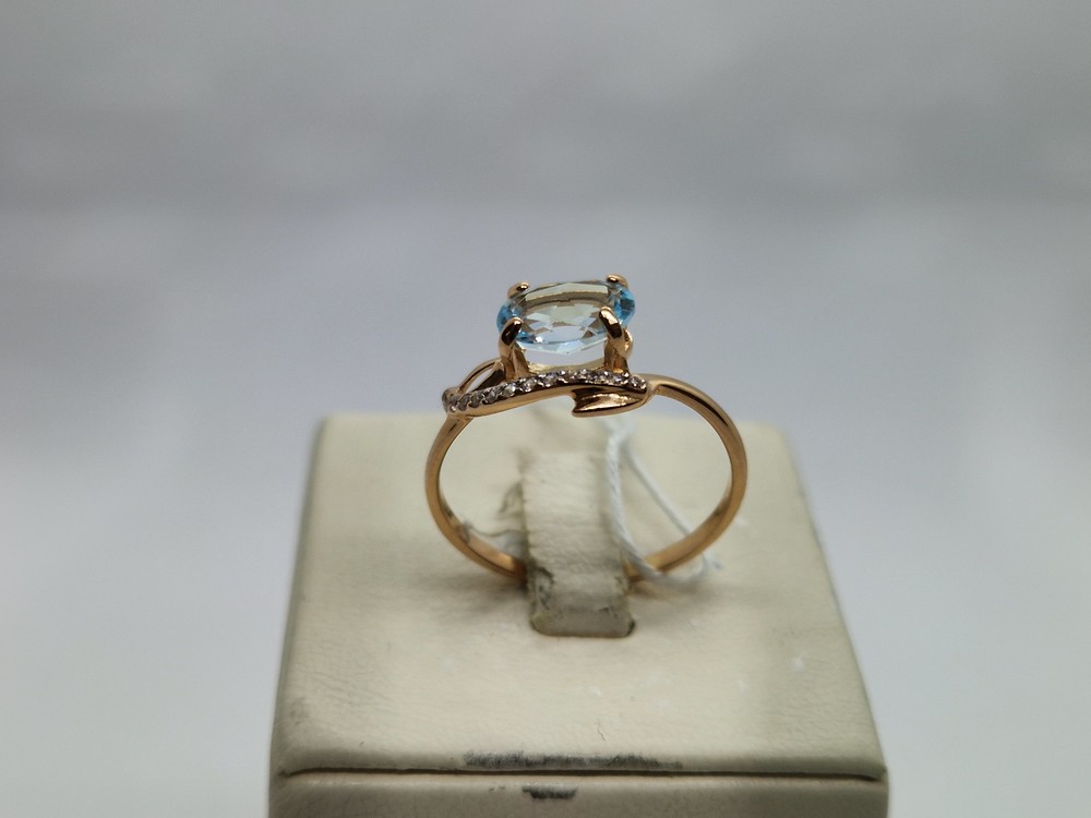 КОЛКМИ585 КОЛЬЦО С КАМНЯМИ (Au 585)