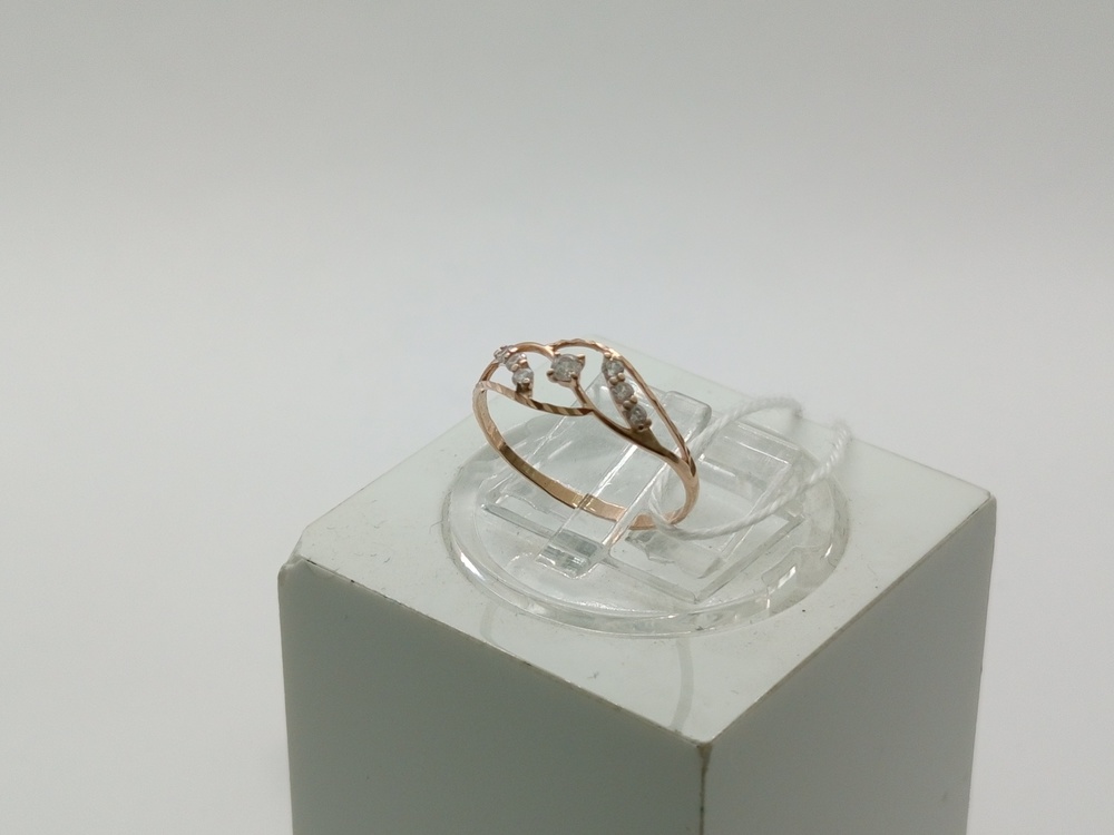 КОЛКМИ585 КОЛЬЦО С КАМНЯМИ (Au 585)