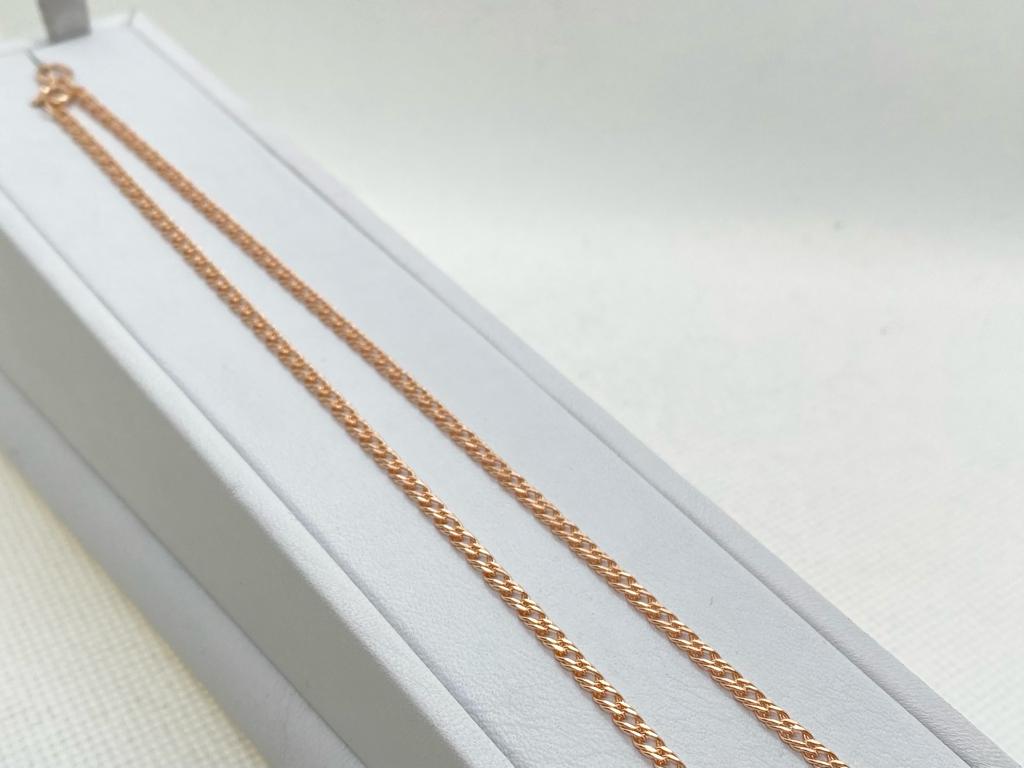 8045153-55 ЦЕПЬ ПОЛНОВЕСНАЯ Ромб двойной (Au 585)