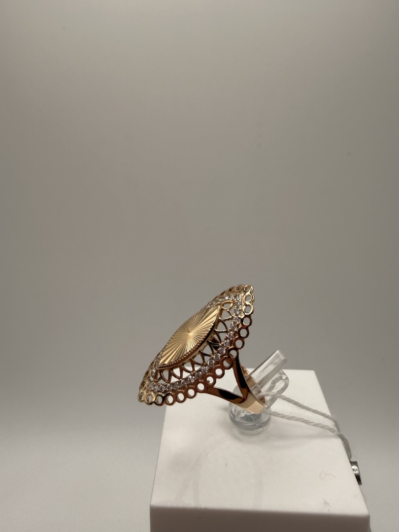 КОЛКМИ585 КОЛЬЦО С КАМНЯМИ (Au 585)