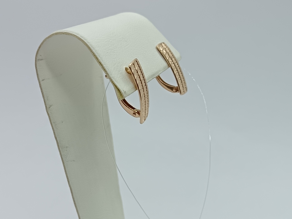 СЕРЬГИ БЕЗ КАМНЯ (Au 585)