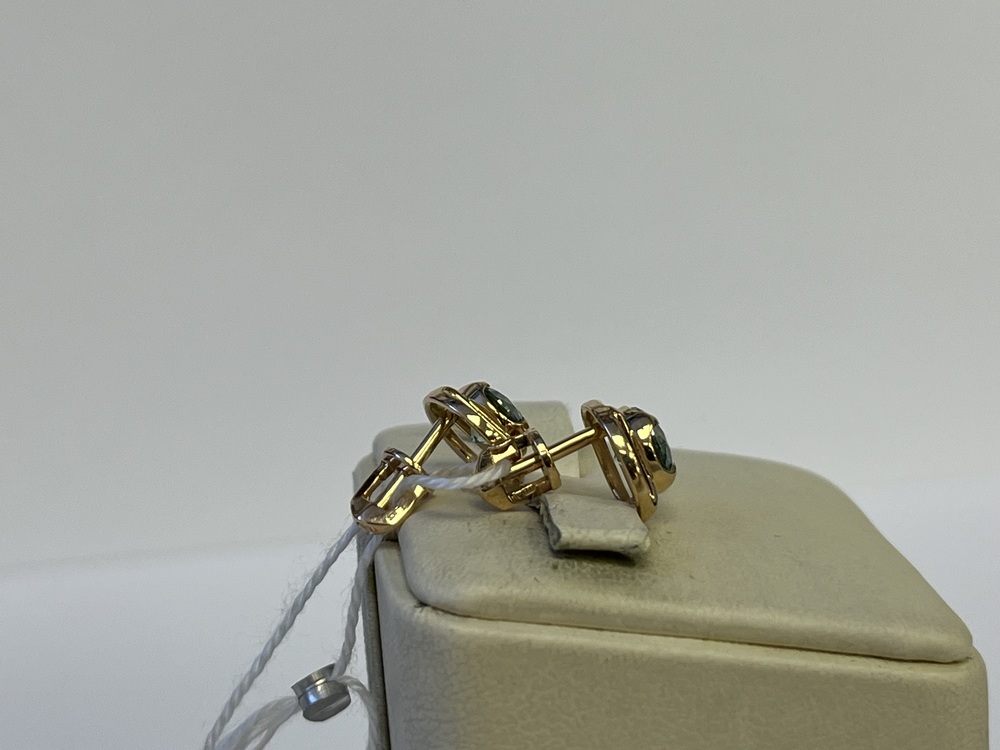 СПУС585 СЕРЬГИ ПУСЕТЫ (Au 585)