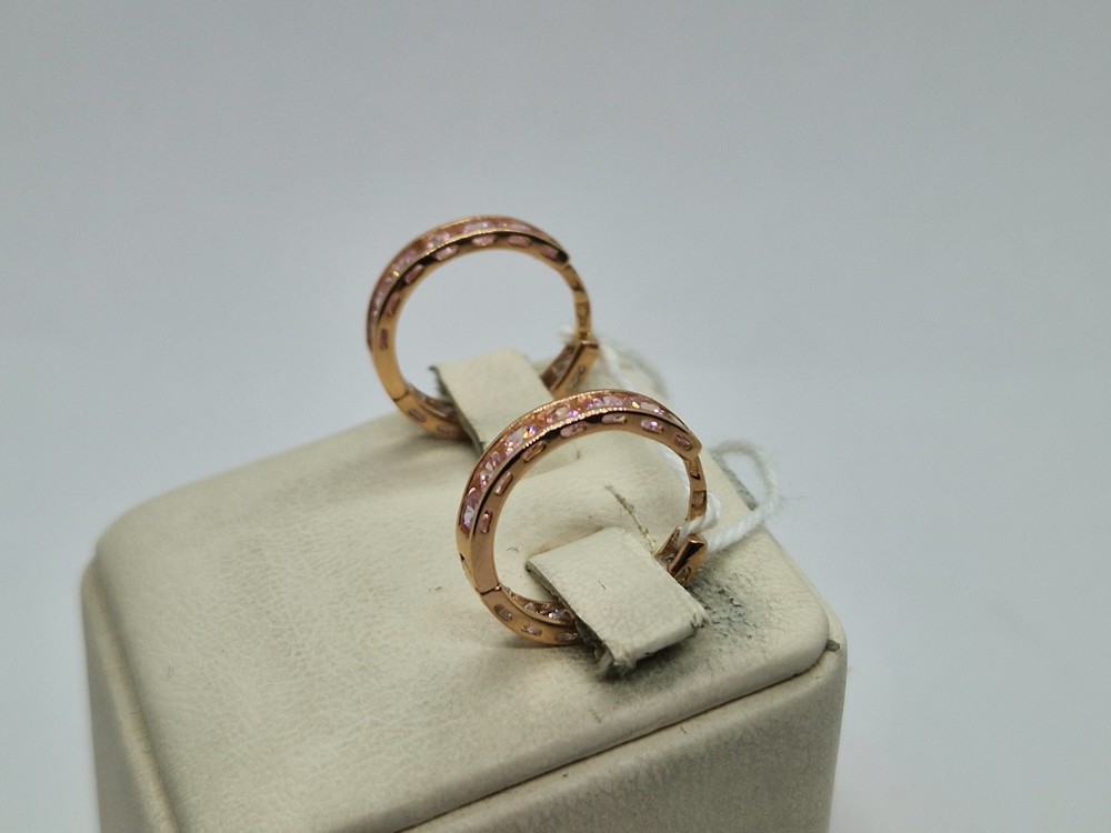 СКМИ585 СЕРЬГИ С КАМНЯМИ (Au 585)