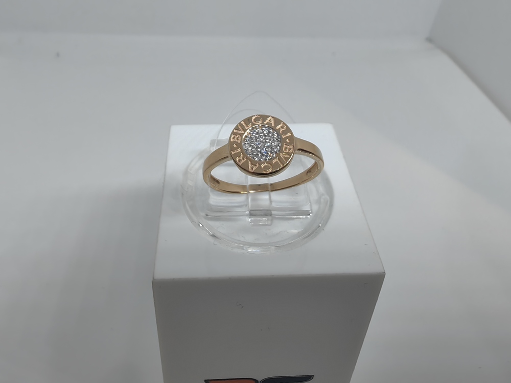 КОЛЬЦО С КАМНЯМИ (Au 585)