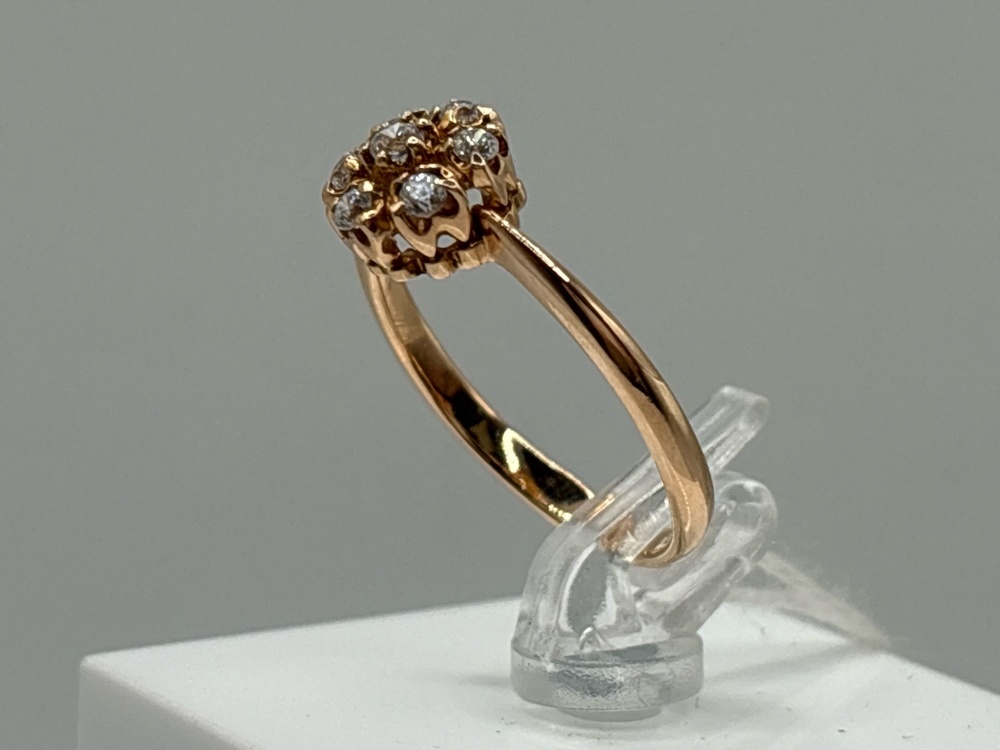 КОЛКМИ585 КОЛЬЦО С КАМНЯМИ (Au 585)