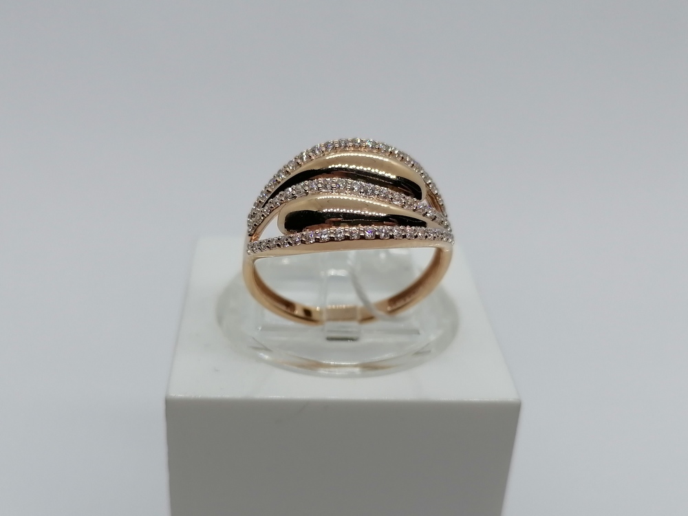 КОЛКМИ585 КОЛЬЦО С КАМНЯМИ (Au 585)