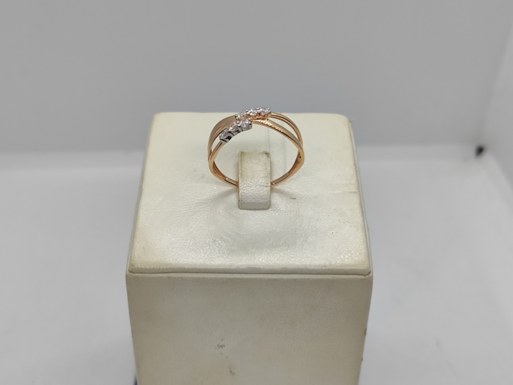 КОЛЬЦО С КАМНЯМИ (Au 585) КОЛЬЦО С КАМНЯМИ (Au 585)