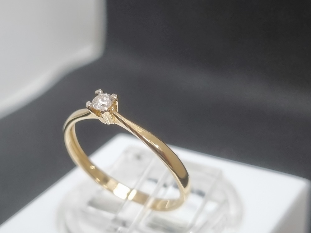 КОЛЬЦО БРИЛЛИАНТ Au 585