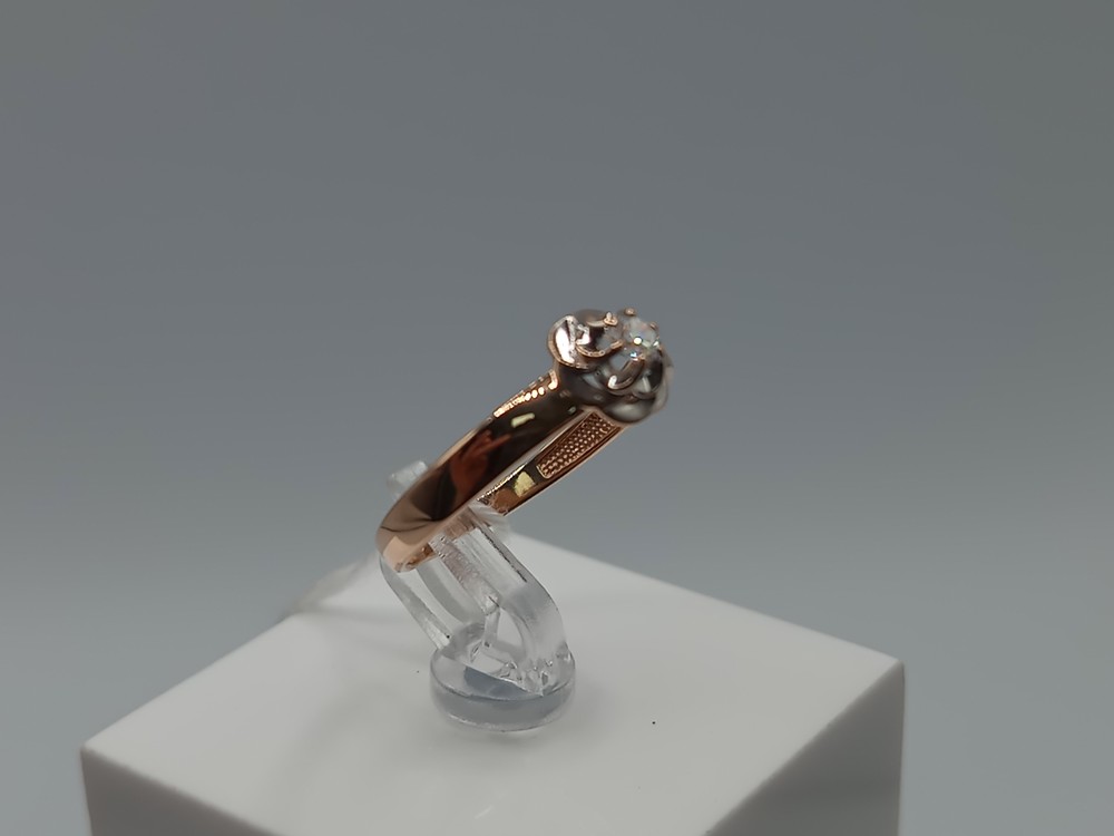 КОЛКМ585 КОЛЬЦО С КАМНЕМ (Au 585)