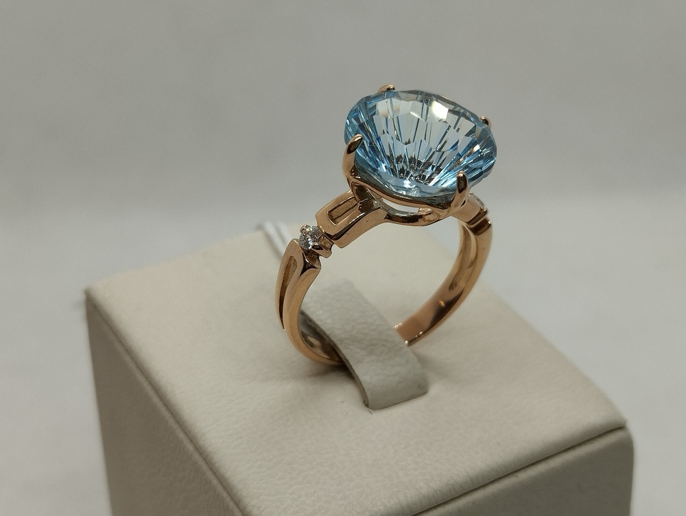 КОЛКМИ585 КОЛЬЦО С КАМНЯМИ (Au 585)