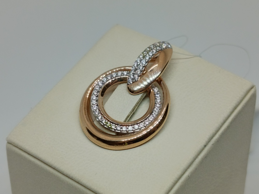 ПОДВЕСКА С КАМНЯМИ (Au 585)