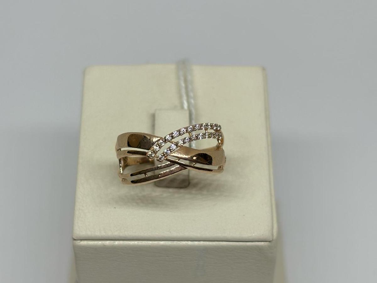 КОЛКМИ585 КОЛЬЦО С КАМНЯМИ (Au 585)
