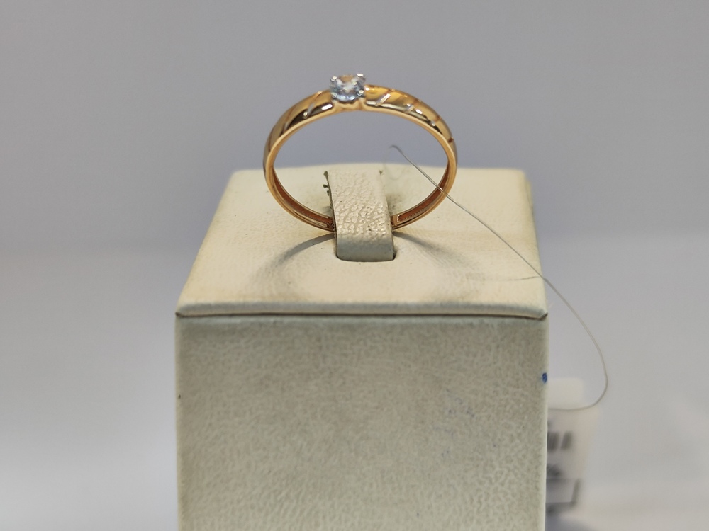 КОЛЬЦО С КАМНЕМ (Au 585)