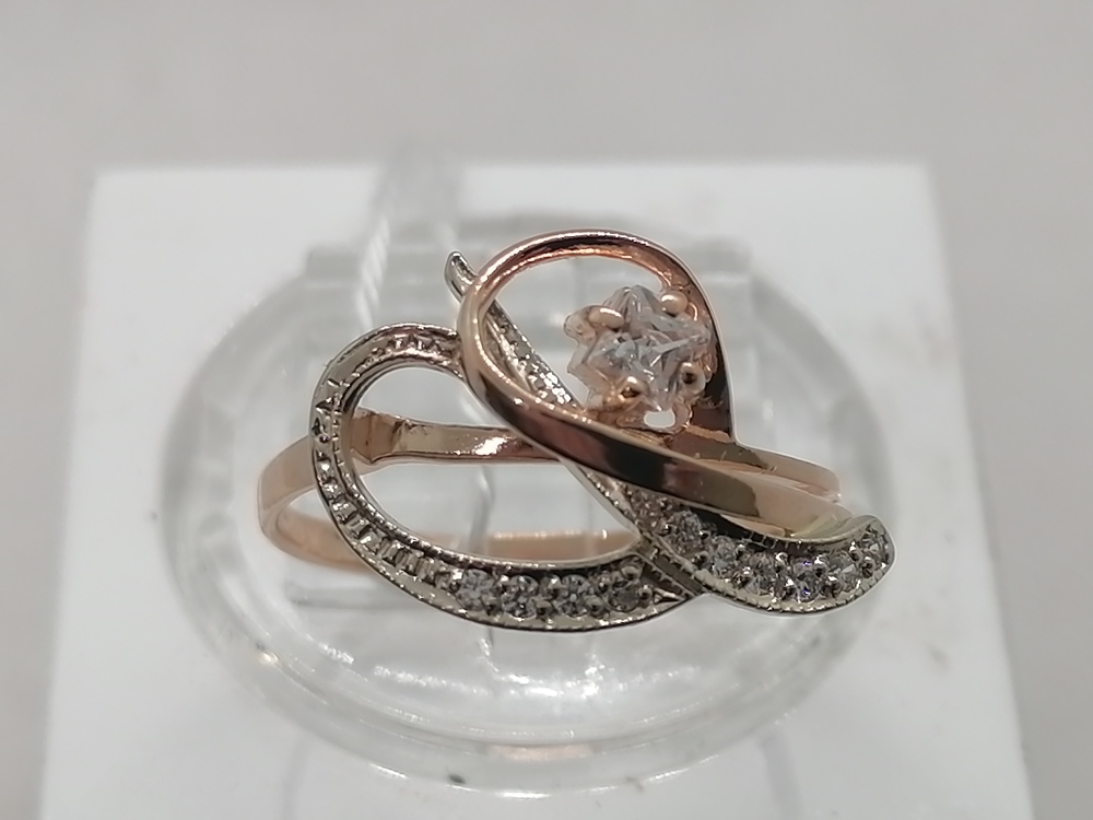 КОЛКМИ585 КОЛЬЦО С КАМНЯМИ (Au 585) КОЛКМИ585 КОЛЬЦО С КАМНЯМИ (Au 585)