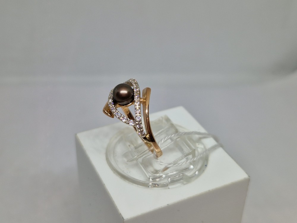 КОЛКМИ585 КОЛЬЦО С КАМНЯМИ (Au 585)