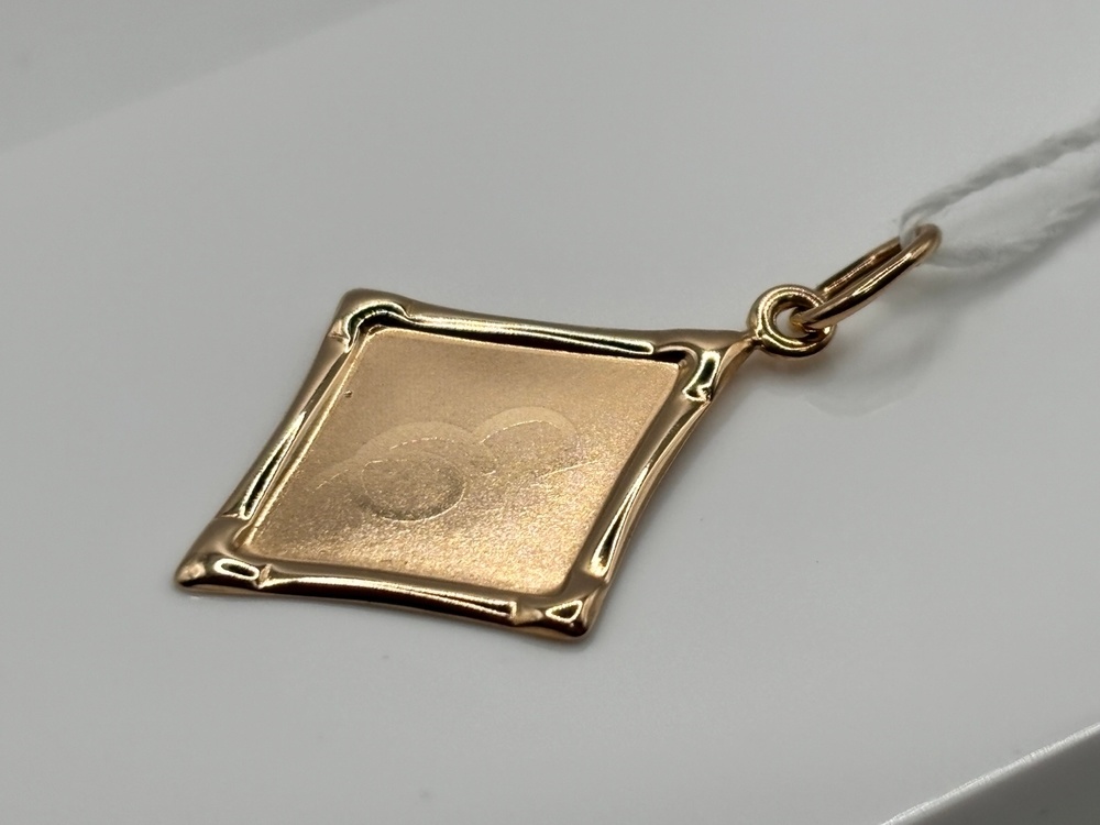 ПОДВЕСКА БУКВА Е Au 585