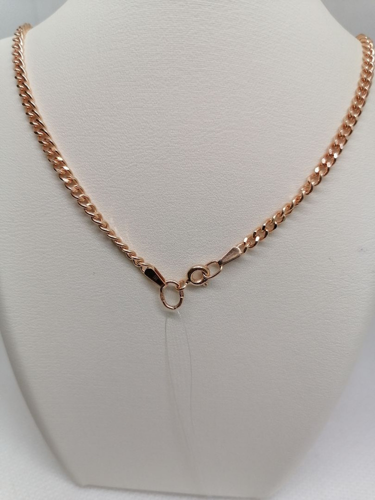 8080002-45 ЦЕПЬ ПОЛНОВЕСНАЯ Панцирное (Au 585)