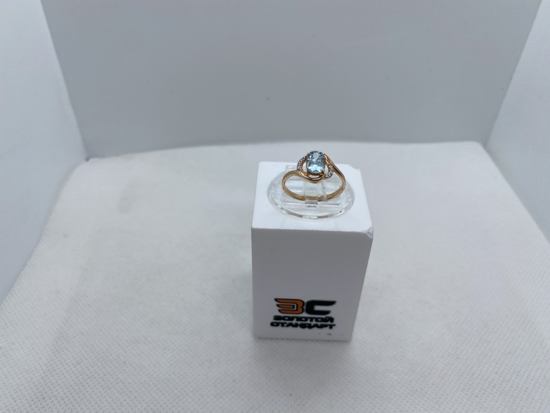 КОЛКМИ585 КОЛЬЦО С КАМНЯМИ (Au 585)