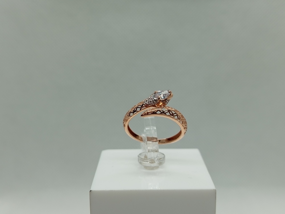 КОЛКМИ375 КОЛЬЦО С КАМНЯМИ (Au 375)