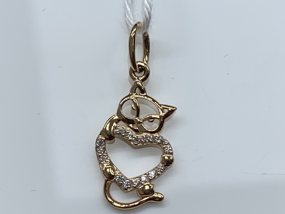 ПОДКМИ585 ПОДВЕСКА С КАМНЯМИ (Au 585)