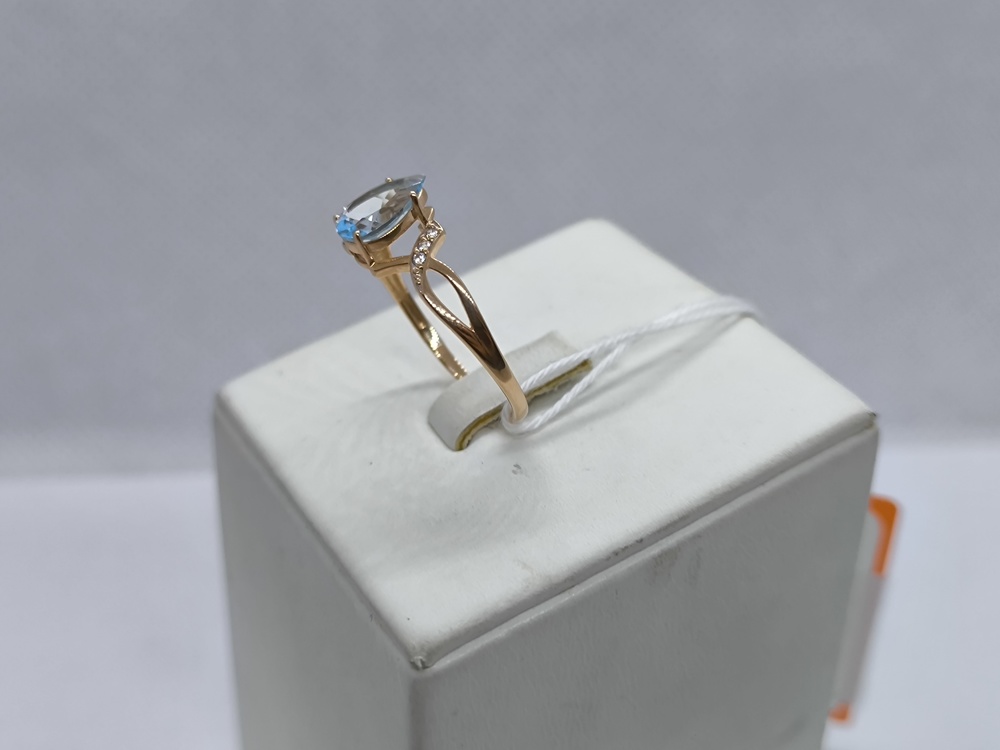 КОЛКМИ585 КОЛЬЦО С КАМНЯМИ (Au 585)