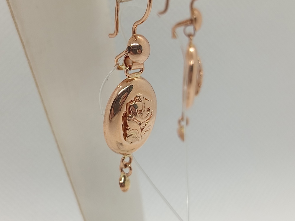 СЕРЬГИ ПЕТЕЛЬКА без камня (Au 585)