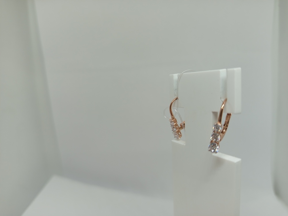 СЕРЬГИ С КАМНЯМИ (Au 585)