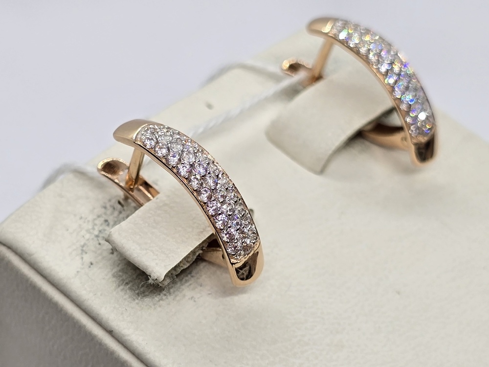 СЕРЬГИ С КАМНЯМИ (Au 585)