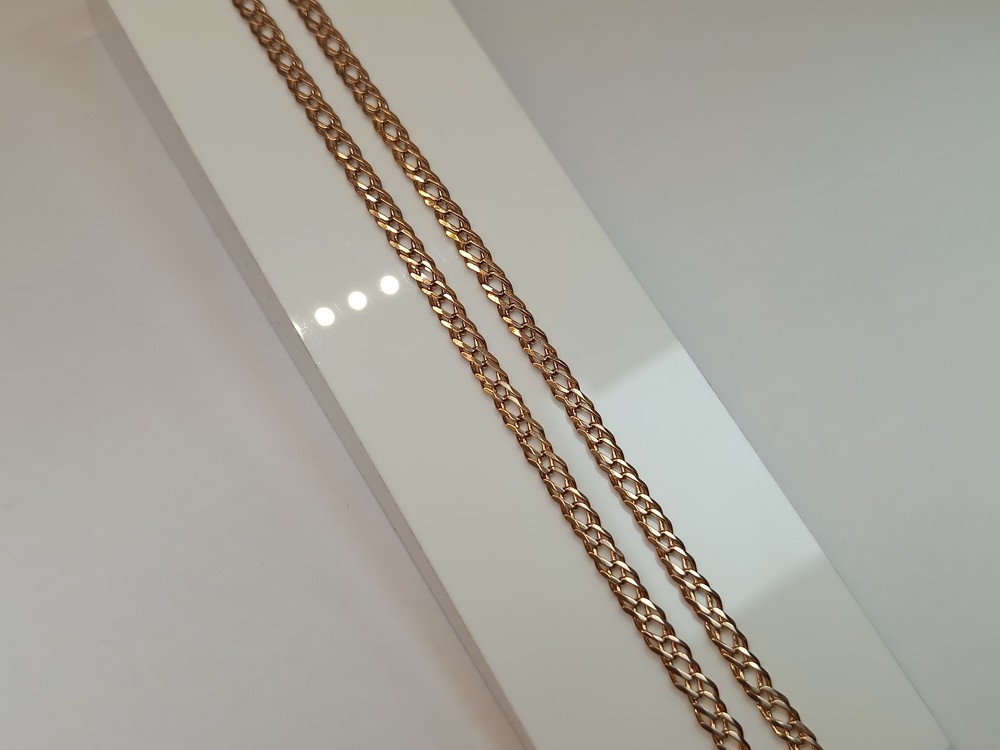 ЦЕПЬ ПОЛНОВЕСНАЯ Ромб двойной (Au 585)