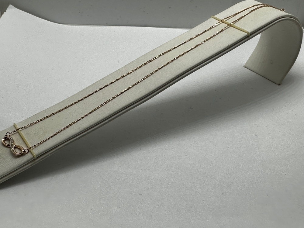 КОЛЬЕ С КАМНЯМИ Au 585