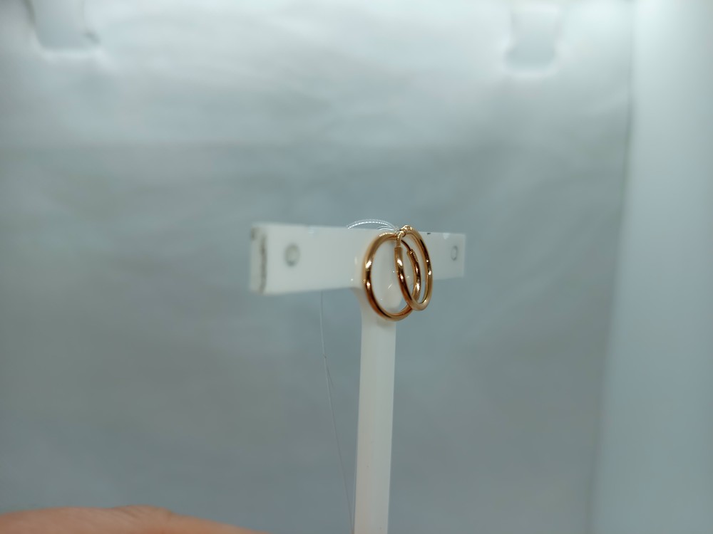 СЕРЬГИ КОНГО без камня (Au 585)