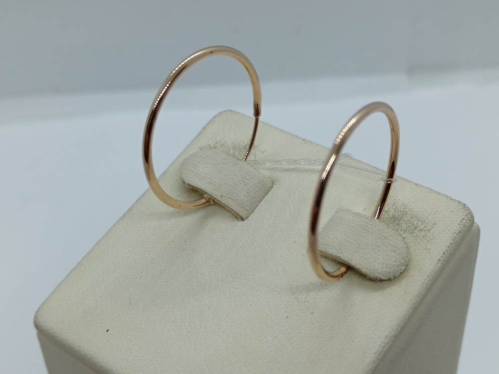 СЕРЬГИ КОНГО без камня (Au 585)