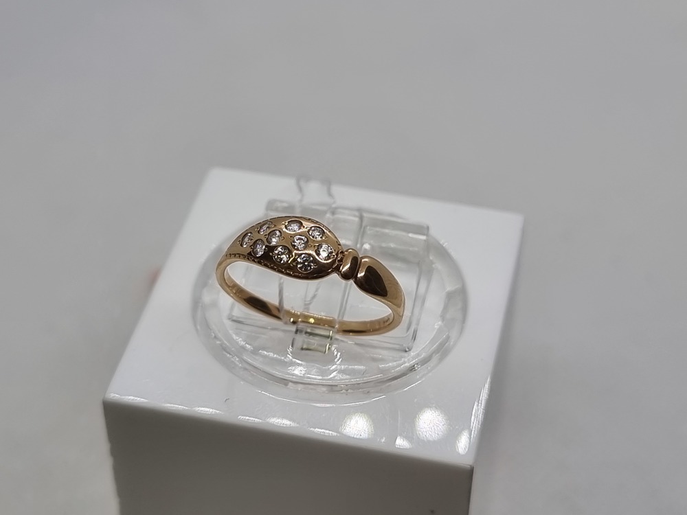 КОЛКМИ585 КОЛЬЦО С КАМНЯМИ (Au 585)
