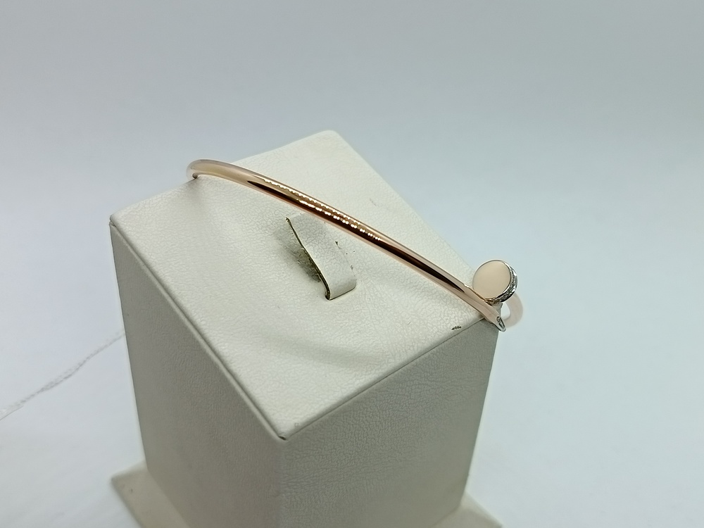 БРАСЛЕТ ЖЕСТКИЙ с камнями (Au 585)