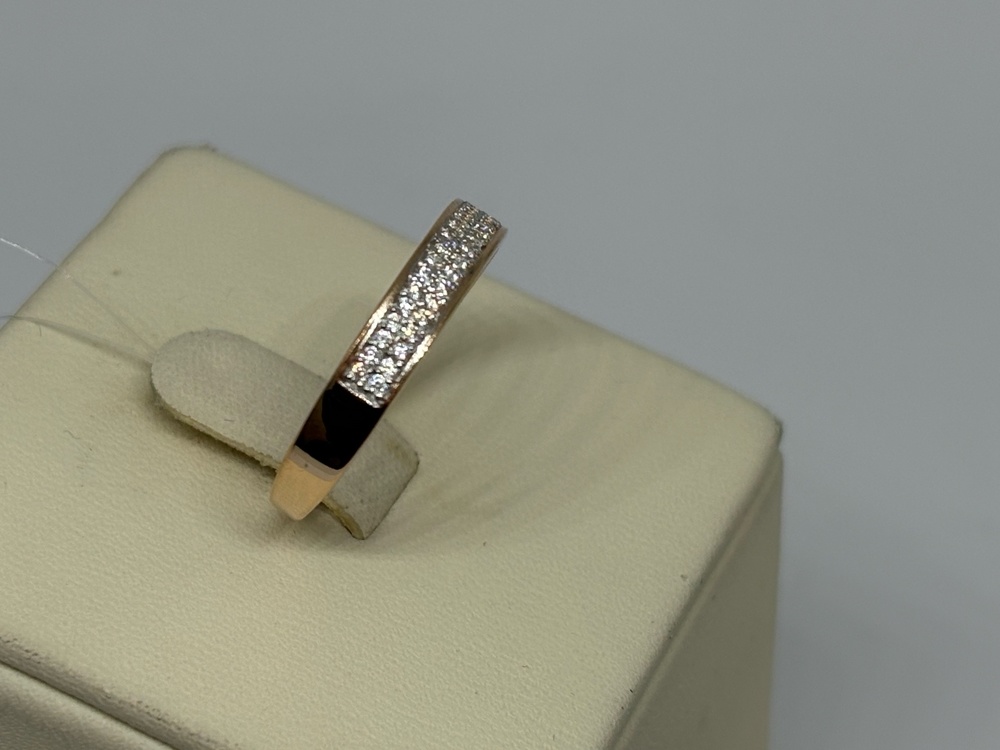 КОЛЬЦО С КАМНЯМИ (Au 585)