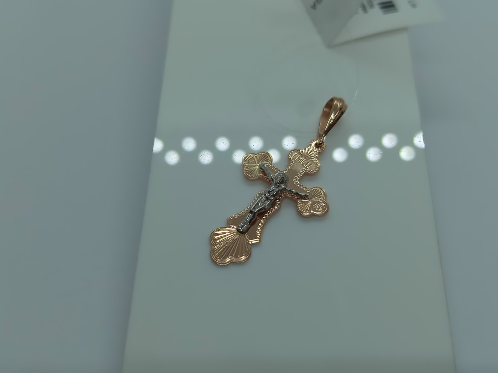 ПОДВЕСКА КРЕСТ (Au 585)