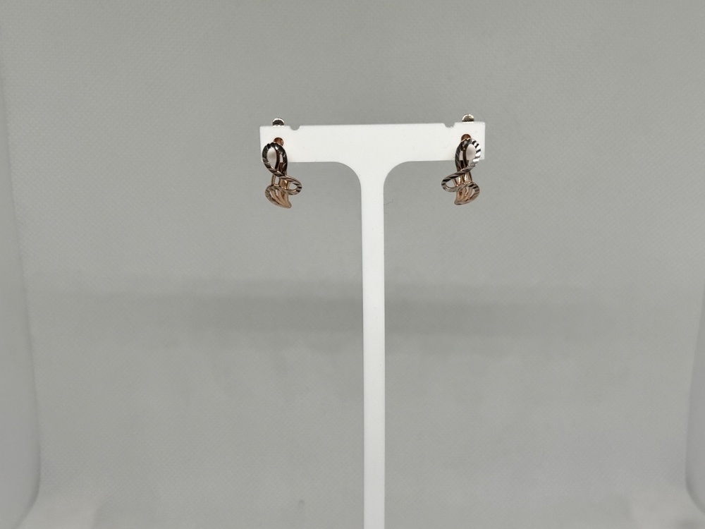 СБКМ585 СЕРЬГИ БЕЗ КАМНЯ (Au 585)