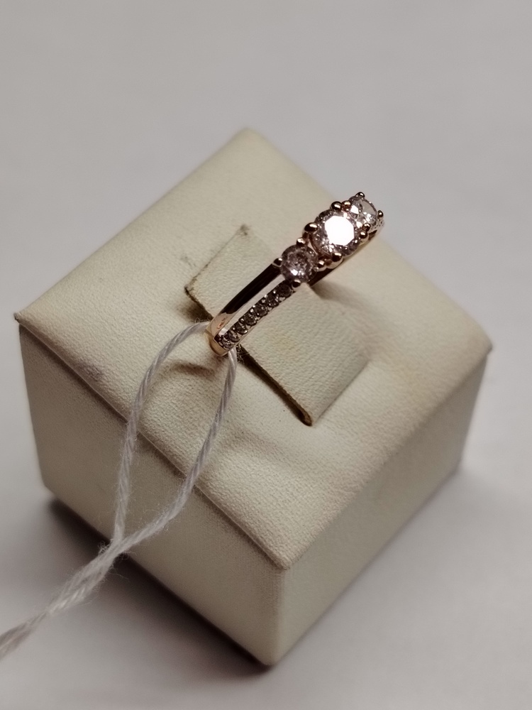 КОЛКМИ585 КОЛЬЦО С КАМНЯМИ (Au 585)